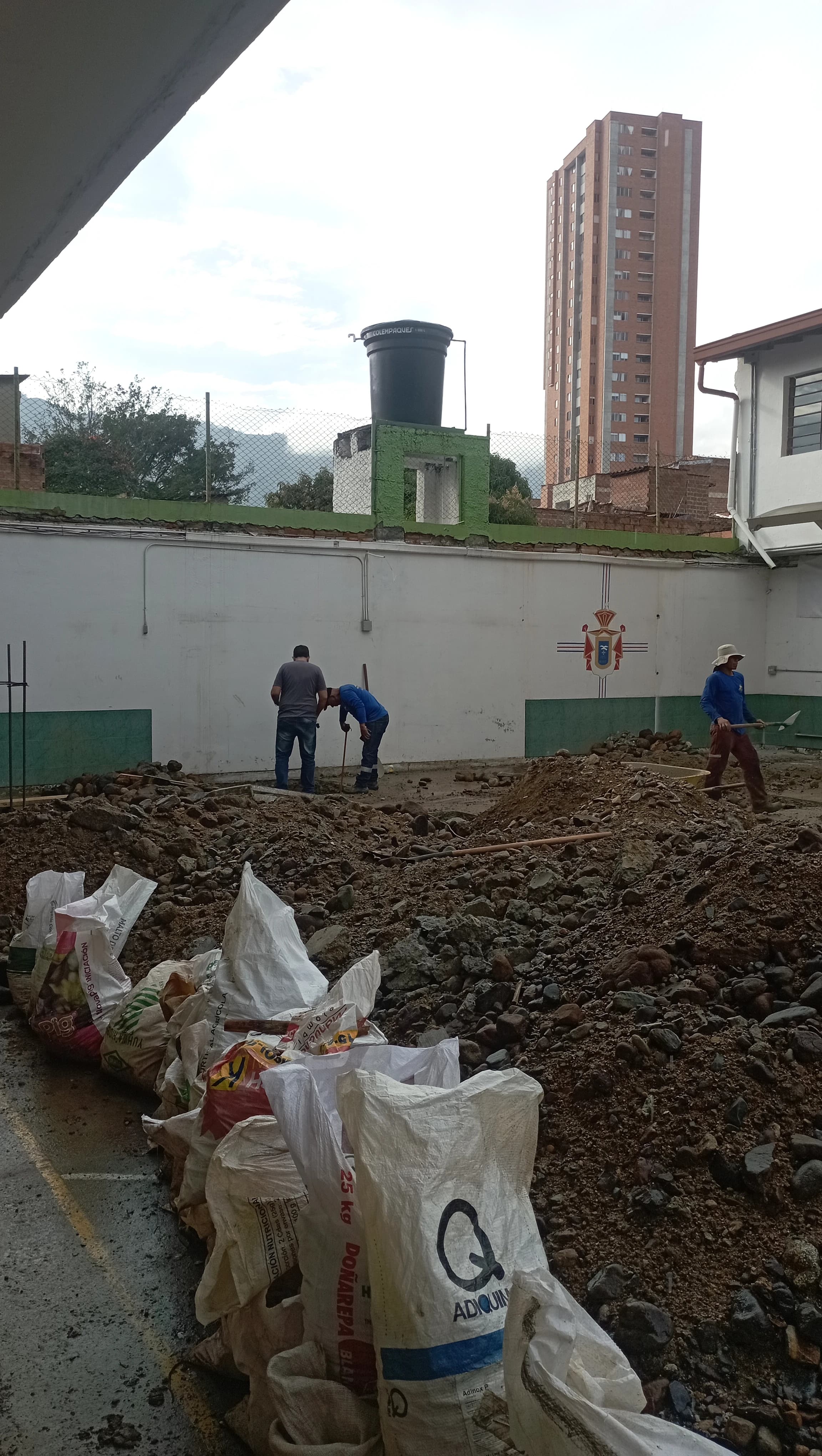 Avance de construcción en drywall