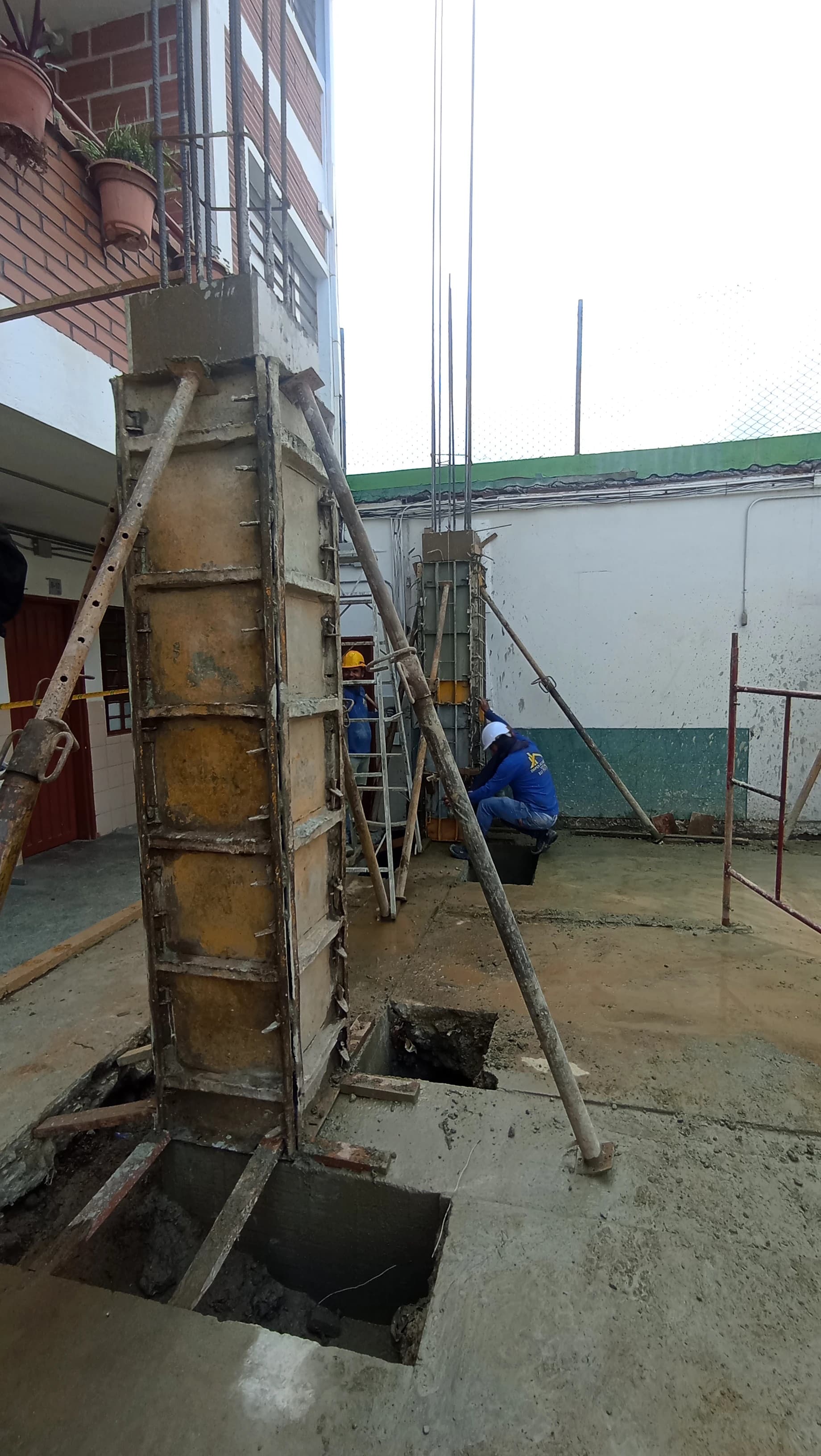 Trabajo en cubierta y estructura