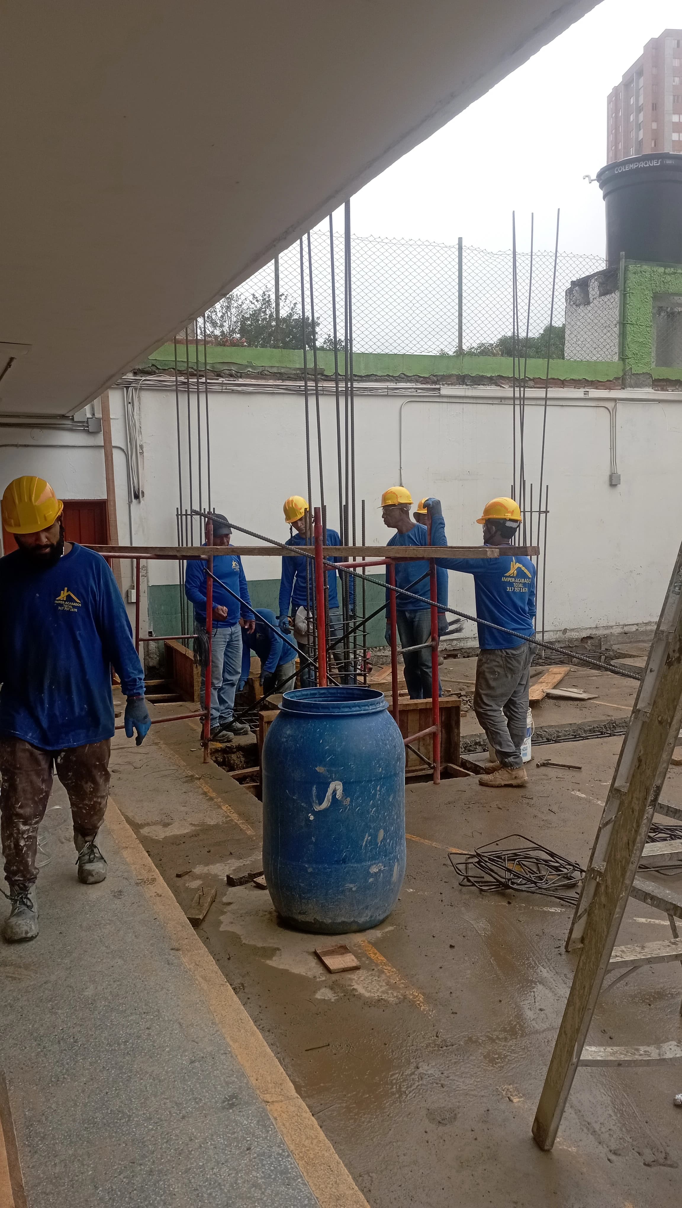 Resultado de construcción en colegio