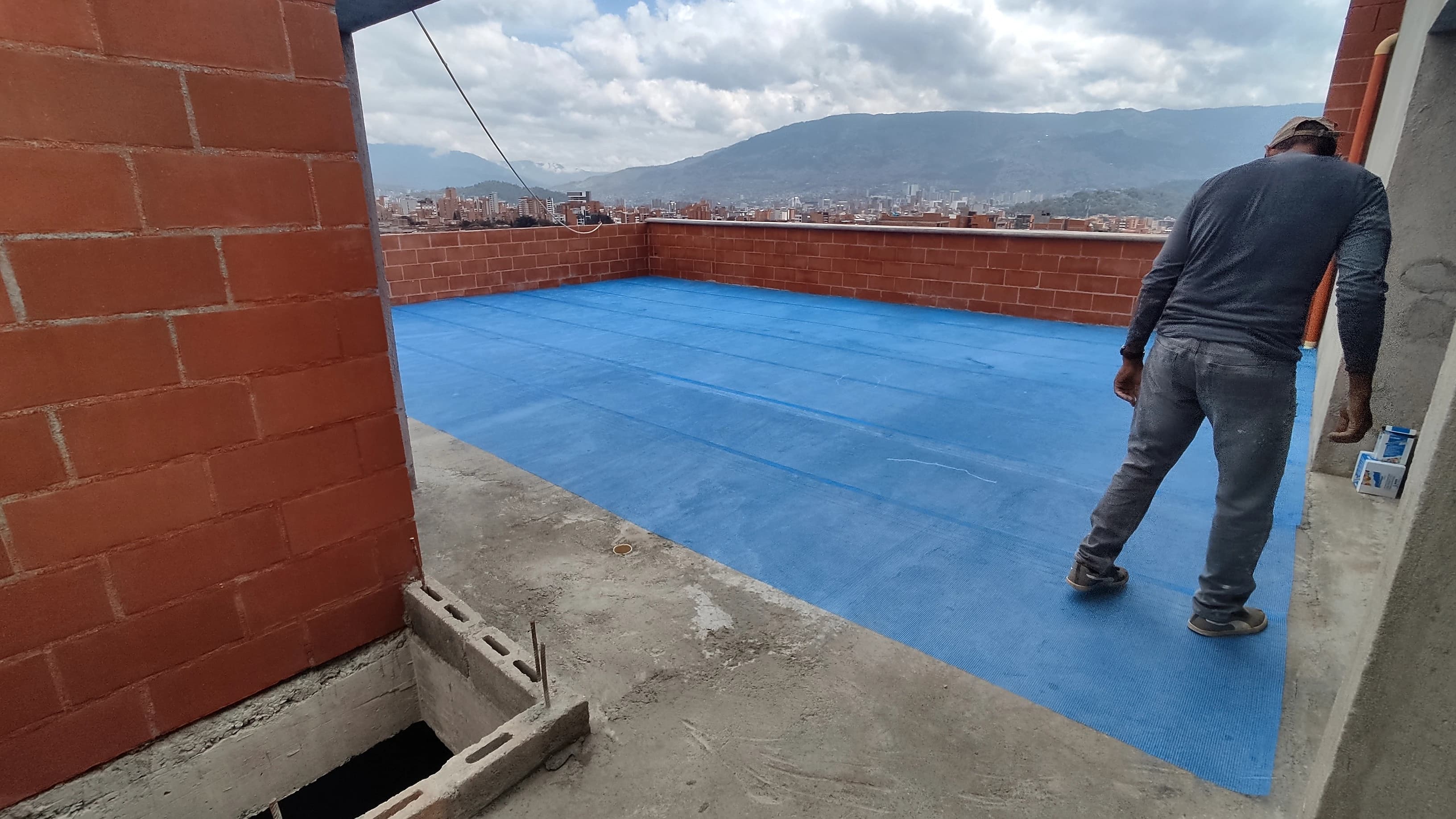 Detalle de aplicación en losa
